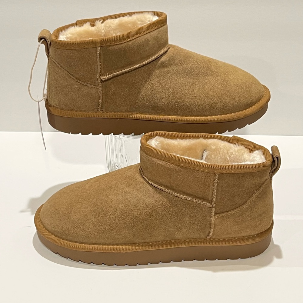 🆕 Brown water-Resistant ankle booties